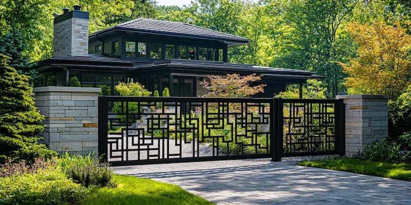 Metallzäune aus Polen mit montage