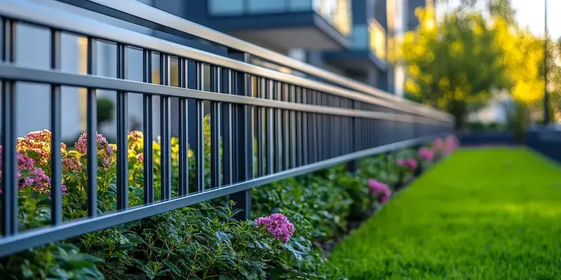 Metallzaun aus Polen