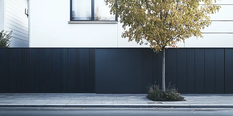 Zaun aus Polen mit Montage