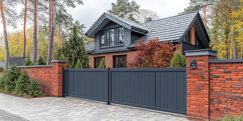 Metallzaun aus Polen