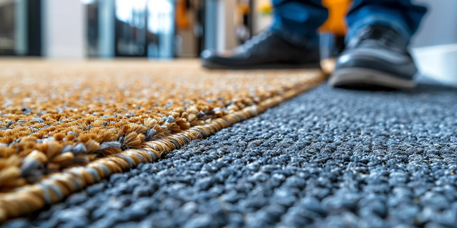 Wszechobecne plamy na wykładzinie biurowej